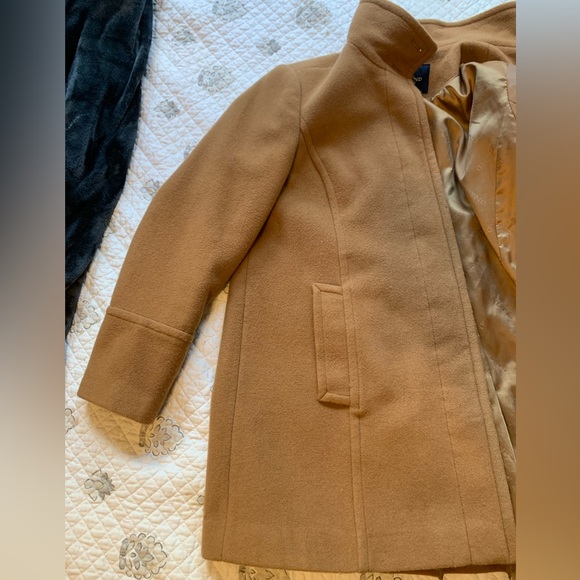 Camel Land’s End Pea Coat | Size 14P - Picture 3 of 13